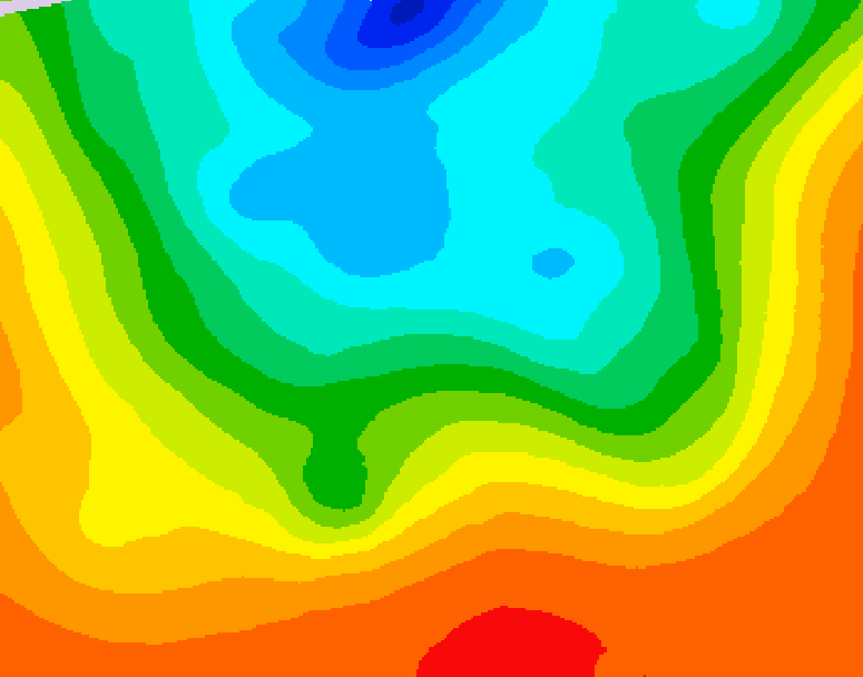 GDPS 500 millibar geopotential height 138 hour forecast chart for Canada based on 2026/09/09 0000Z data