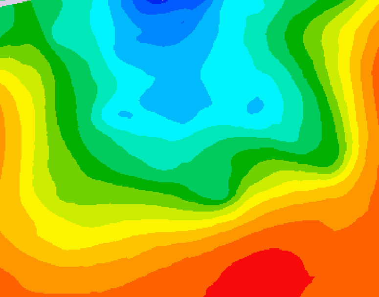 GDPS 500 millibar geopotential height 156 hour forecast chart for Canada based on 2026/09/09 0000Z data