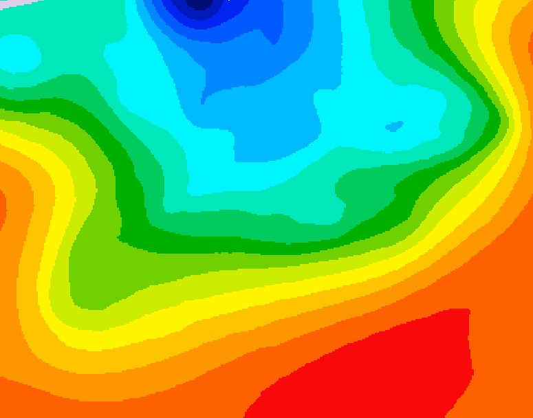 GDPS 500 millibar geopotential height 174 hour forecast chart for Canada based on 2026/09/09 0000Z data