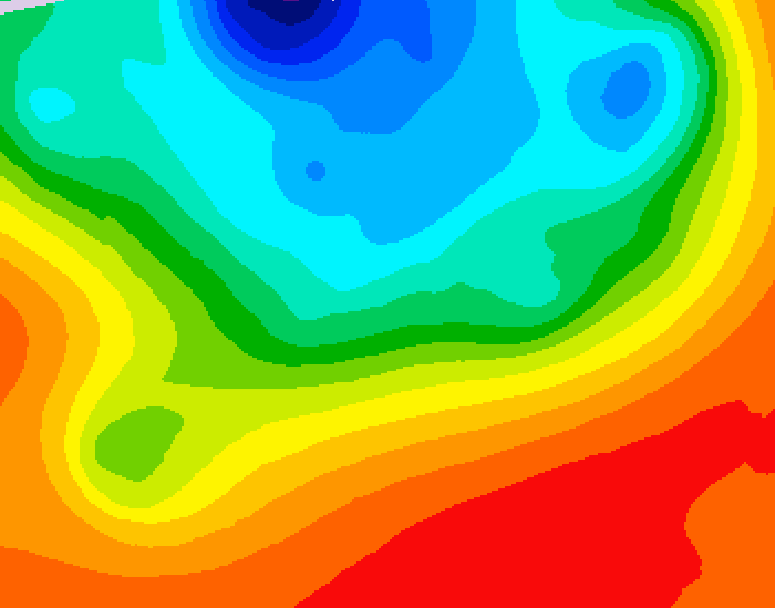 GDPS 500 millibar geopotential height 186 hour forecast chart for Canada based on 2026/09/09 0000Z data
