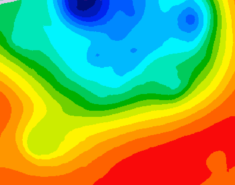GDPS 500 millibar geopotential height 192 hour forecast chart for Canada based on 2026/09/09 0000Z data