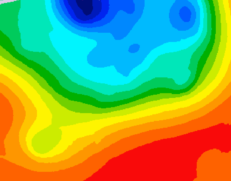 GDPS 500 millibar geopotential height 198 hour forecast chart for Canada based on 2026/09/09 0000Z data