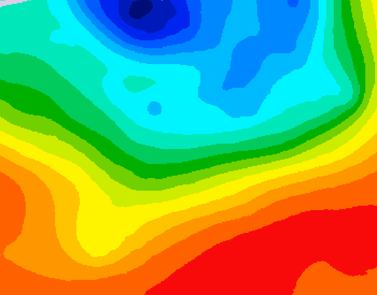 GDPS 500 millibar geopotential height 216 hour forecast chart for Canada based on 2026/09/09 0000Z data