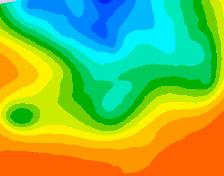 GDPS 500 millibar geopotential height 072 hour forecast chart for Canada based on 2026/09/09 1200Z data