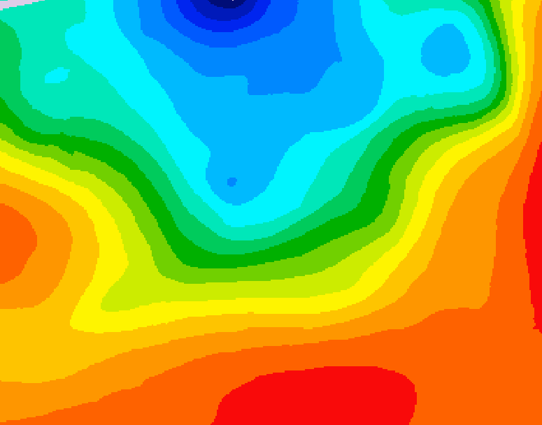 GDPS 500 millibar geopotential height 168 hour forecast chart for Canada based on 2026/09/09 1200Z data