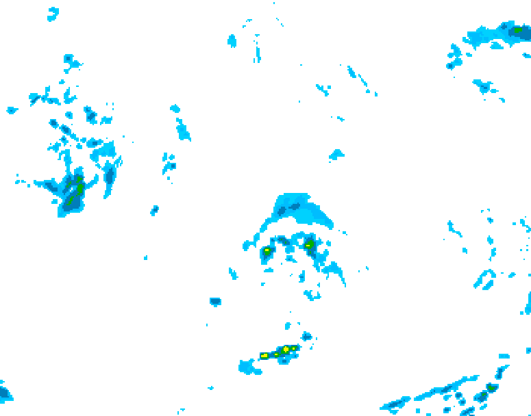 GDPS precipitation 006 hour forecast chart for Canada based on 2026/09/09 0000Z data