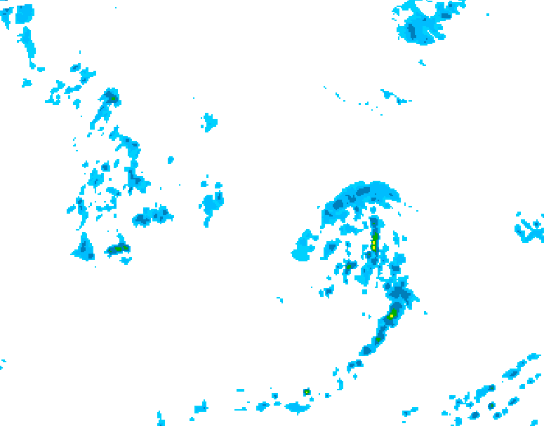 GDPS precipitation 024 hour forecast chart for Canada based on 2026/09/09 0000Z data