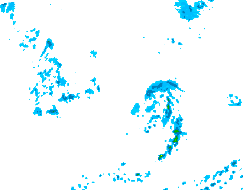 GDPS precipitation 012 hour forecast chart for Canada based on 2026/09/09 1200Z data