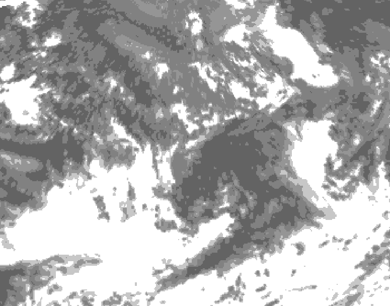 GDPS total cloud 012 hour forecast chart for Canada based on 2026/09/09 0000Z data