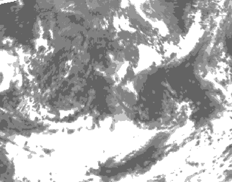 GDPS total cloud 042 hour forecast chart for Canada based on 2026/09/09 0000Z data