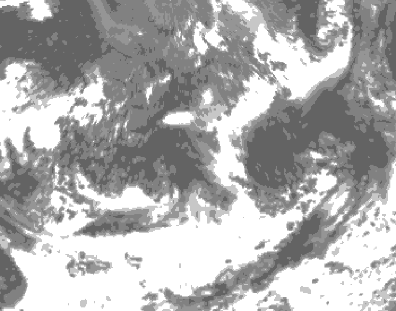 GDPS total cloud 054 hour forecast chart for Canada based on 2026/09/09 0000Z data