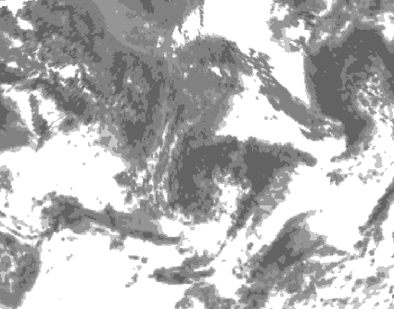 GDPS total cloud 090 hour forecast chart for Canada based on 2026/09/09 0000Z data