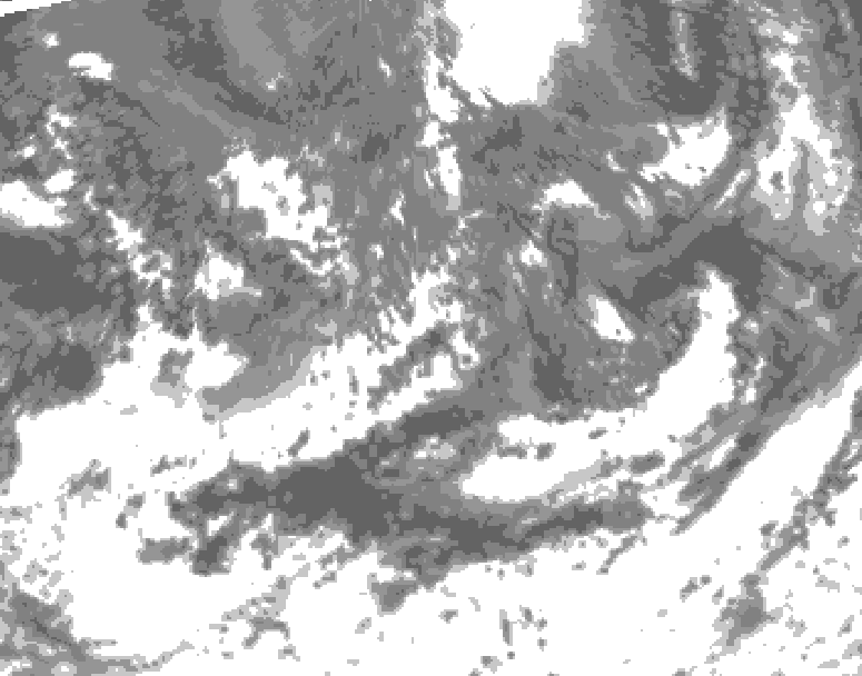 GDPS total cloud 198 hour forecast chart for Canada based on 2026/09/09 0000Z data