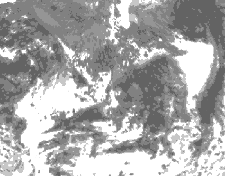GDPS total cloud 168 hour forecast chart for Canada based on 2026/09/09 1200Z data