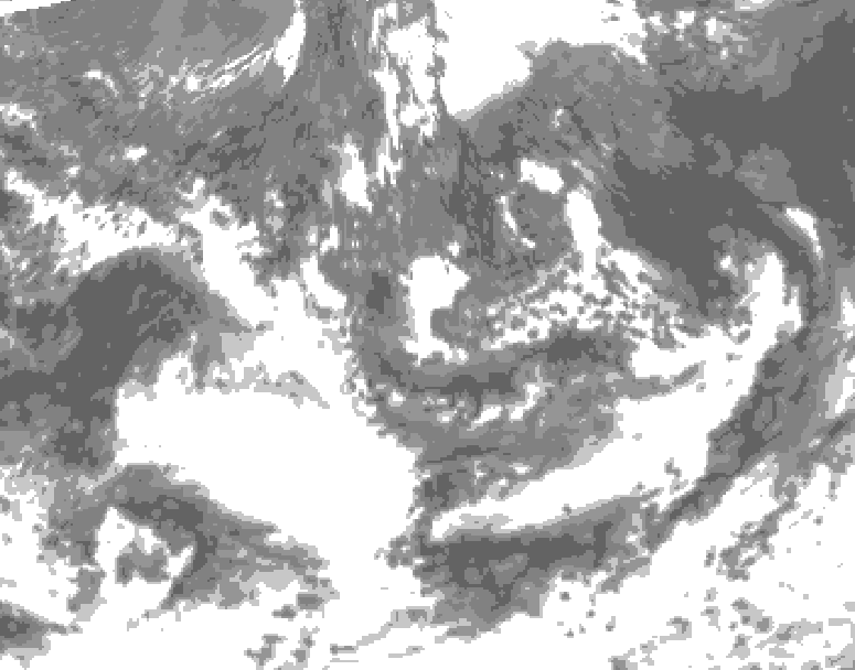 GDPS total cloud 228 hour forecast chart for Canada based on 2026/09/09 1200Z data