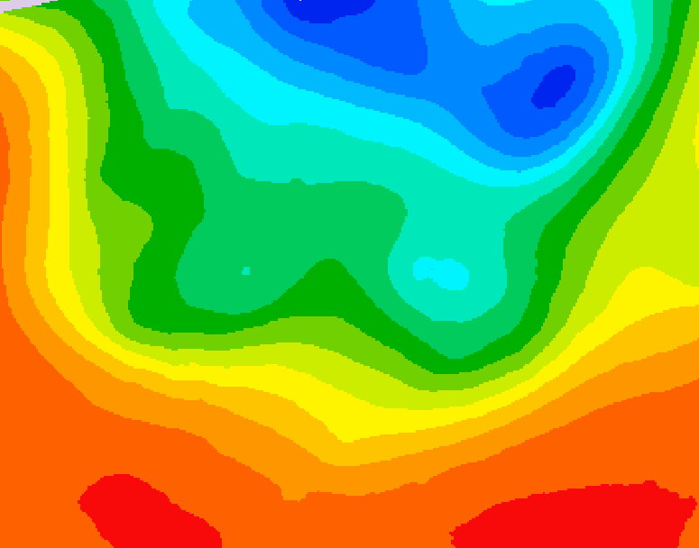 GDPS 500 millibar geopotential height 012 hour forecast chart for Canada based on 2026/09/10 0000Z data