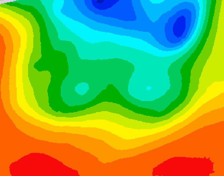 GDPS 500 millibar geopotential height 018 hour forecast chart for Canada based on 2026/09/10 0000Z data