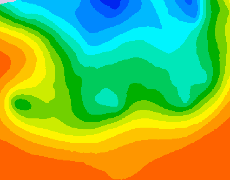 GDPS 500 millibar geopotential height 042 hour forecast chart for Canada based on 2026/09/10 0000Z data