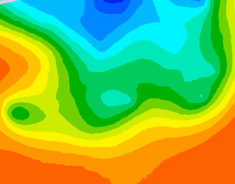 GDPS 500 millibar geopotential height 048 hour forecast chart for Canada based on 2026/09/10 0000Z data