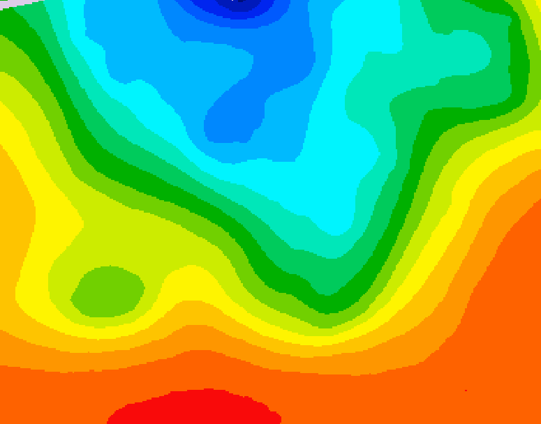 GDPS 500 millibar geopotential height 090 hour forecast chart for Canada based on 2026/09/10 0000Z data