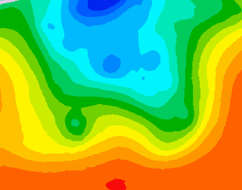 GDPS 500 millibar geopotential height 108 hour forecast chart for Canada based on 2026/09/10 0000Z data