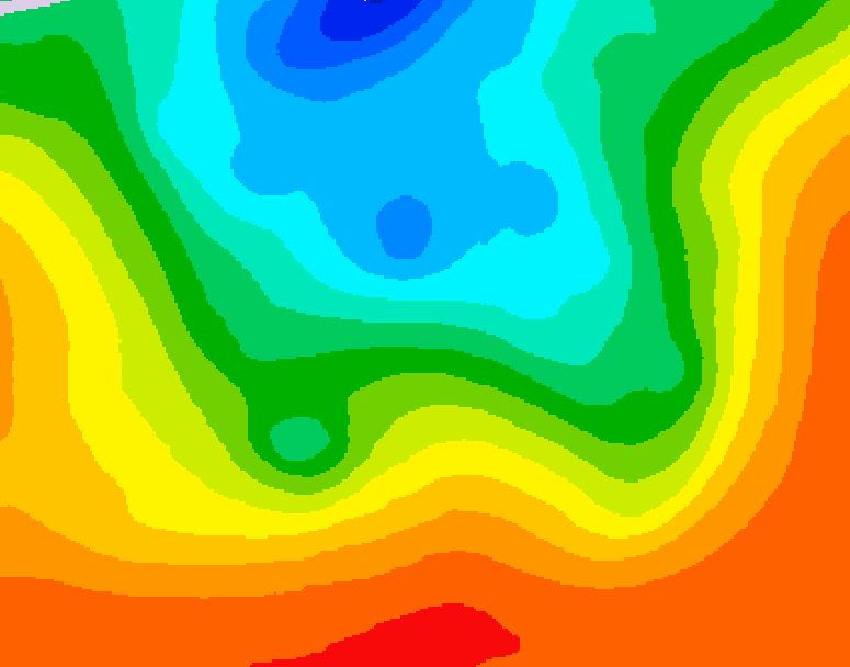 GDPS 500 millibar geopotential height 114 hour forecast chart for Canada based on 2026/09/10 0000Z data