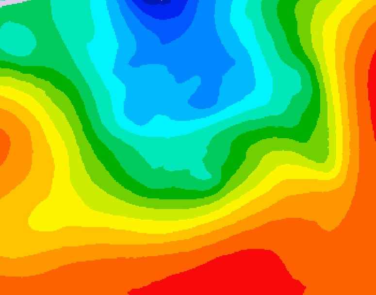 GDPS 500 millibar geopotential height 138 hour forecast chart for Canada based on 2026/09/10 0000Z data