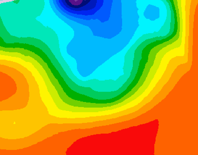 GDPS 500 millibar geopotential height 156 hour forecast chart for Canada based on 2026/09/10 0000Z data