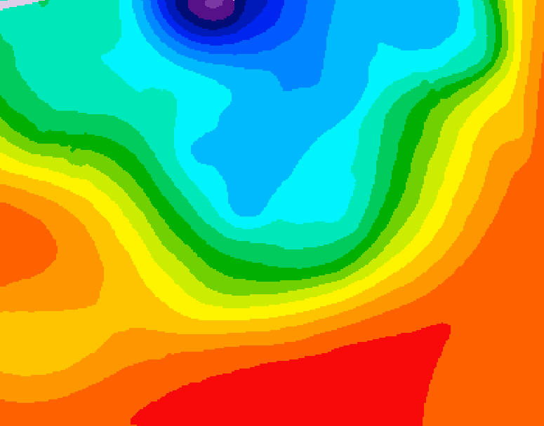 GDPS 500 millibar geopotential height 162 hour forecast chart for Canada based on 2026/09/10 0000Z data