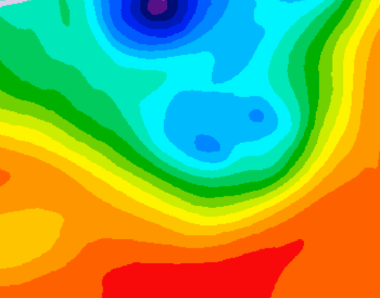 GDPS 500 millibar geopotential height 180 hour forecast chart for Canada based on 2026/09/10 0000Z data
