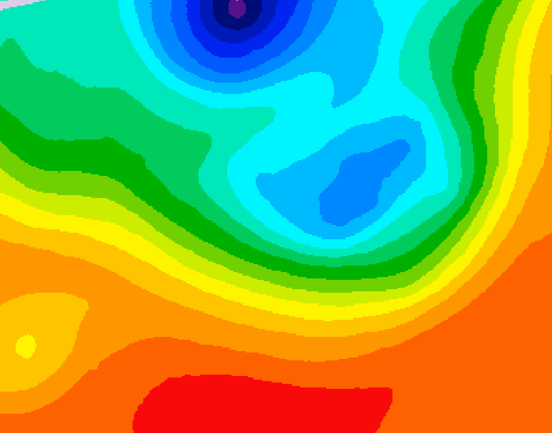 GDPS 500 millibar geopotential height 192 hour forecast chart for Canada based on 2026/09/10 0000Z data