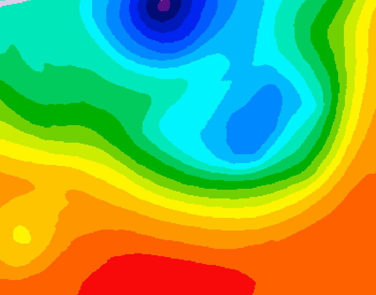 GDPS 500 millibar geopotential height 198 hour forecast chart for Canada based on 2026/09/10 0000Z data