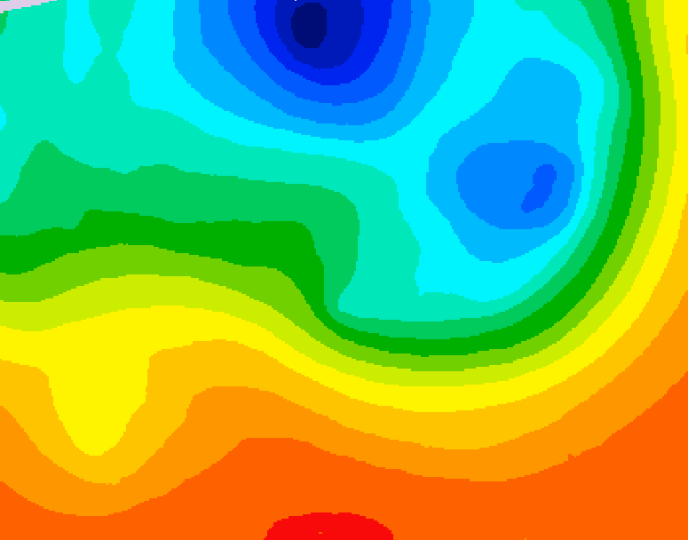 GDPS 500 millibar geopotential height 222 hour forecast chart for Canada based on 2026/09/10 0000Z data