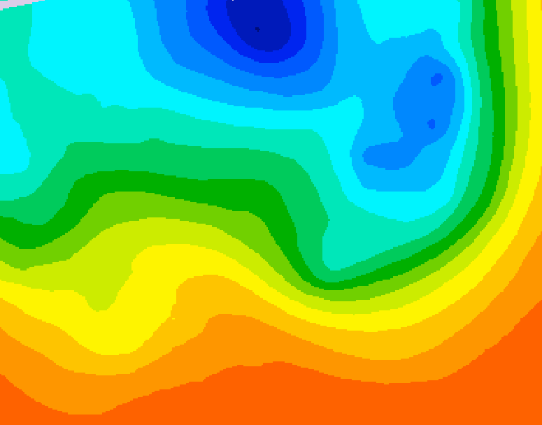 GDPS 500 millibar geopotential height 234 hour forecast chart for Canada based on 2026/09/10 0000Z data
