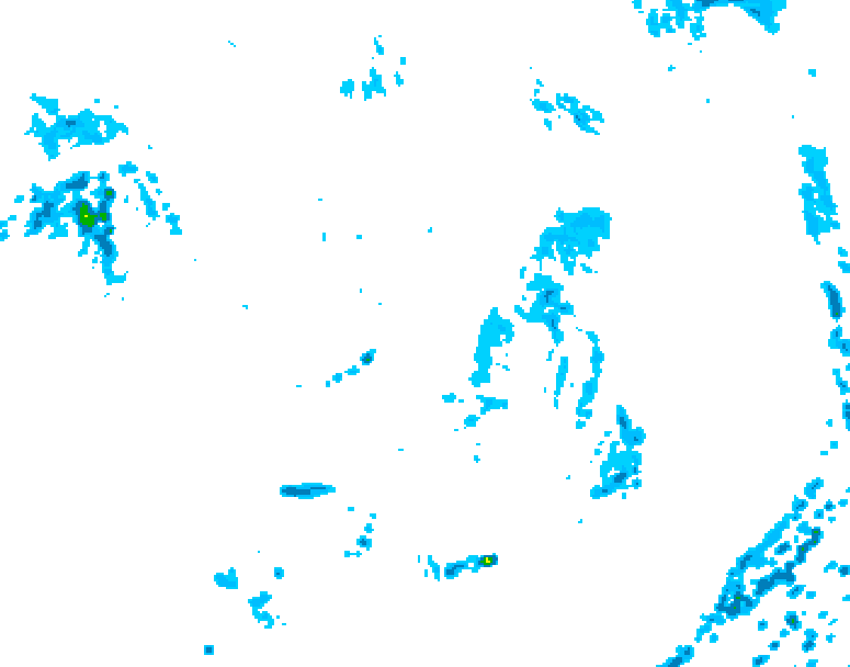 GDPS precipitation 156 hour forecast chart for Canada based on 2026/09/10 0000Z data