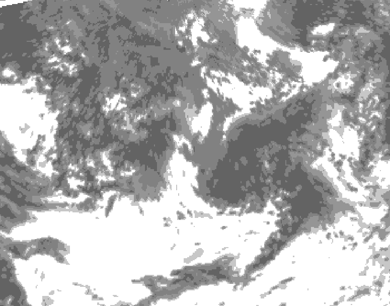 GDPS total cloud 006 hour forecast chart for Canada based on 2026/09/10 0000Z data