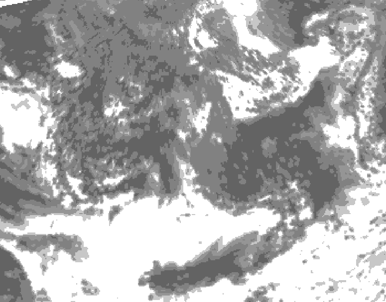 GDPS total cloud 012 hour forecast chart for Canada based on 2026/09/10 0000Z data