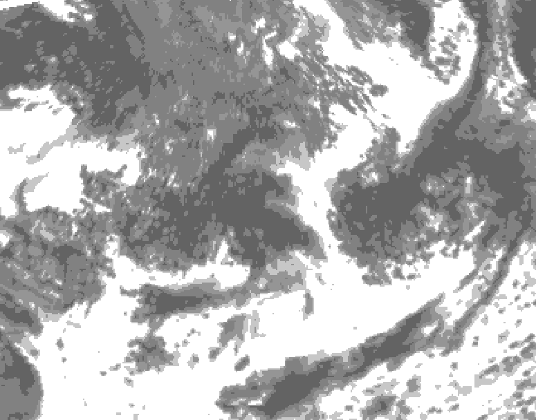 GDPS total cloud 036 hour forecast chart for Canada based on 2026/09/10 0000Z data