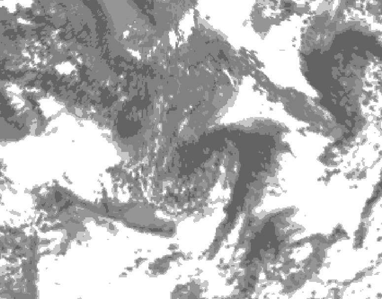 GDPS total cloud 066 hour forecast chart for Canada based on 2026/09/10 0000Z data