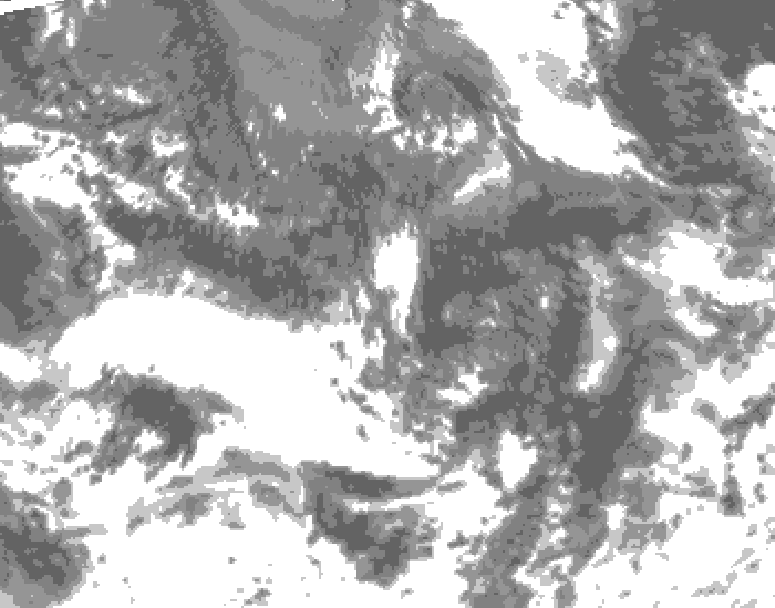 GDPS total cloud 084 hour forecast chart for Canada based on 2026/09/10 0000Z data