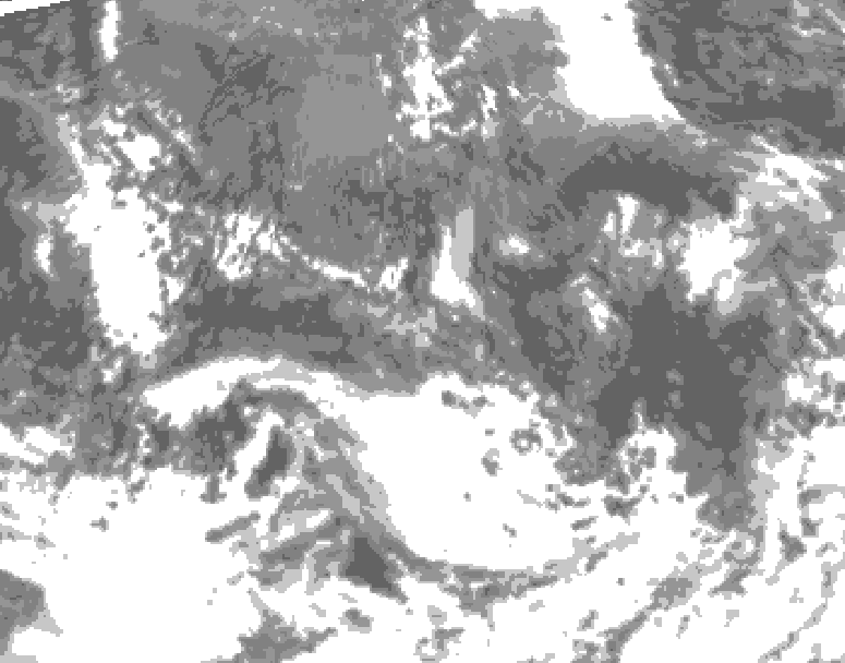 GDPS total cloud 102 hour forecast chart for Canada based on 2026/09/10 0000Z data