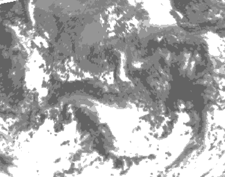 GDPS total cloud 108 hour forecast chart for Canada based on 2026/09/10 0000Z data
