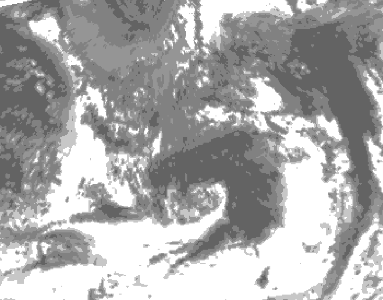 GDPS total cloud 138 hour forecast chart for Canada based on 2026/09/10 0000Z data