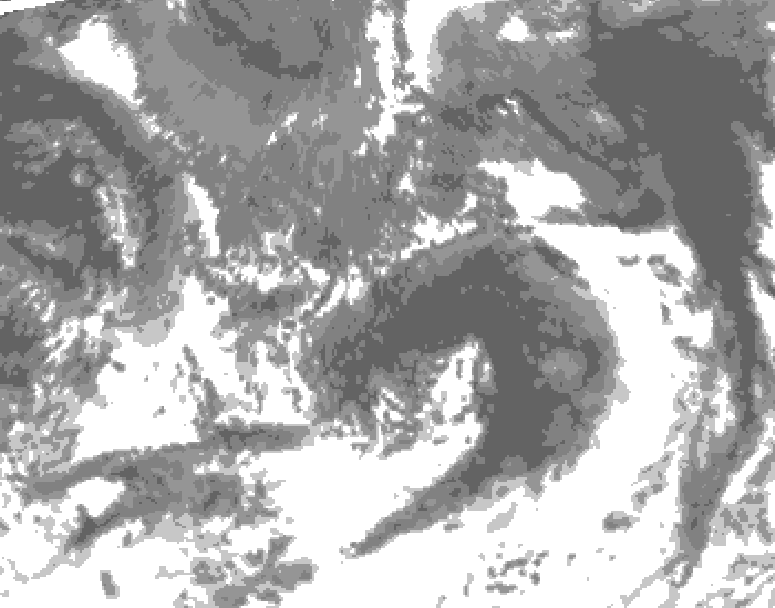 GDPS total cloud 144 hour forecast chart for Canada based on 2026/09/10 0000Z data