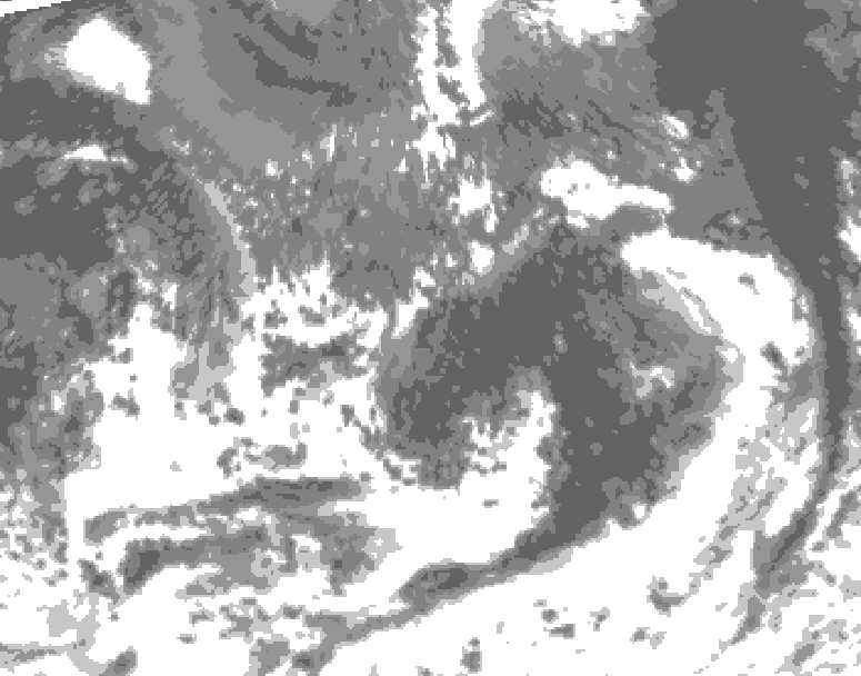GDPS total cloud 150 hour forecast chart for Canada based on 2026/09/10 0000Z data