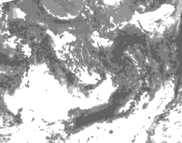 GDPS total cloud 174 hour forecast chart for Canada based on 2026/09/10 0000Z data