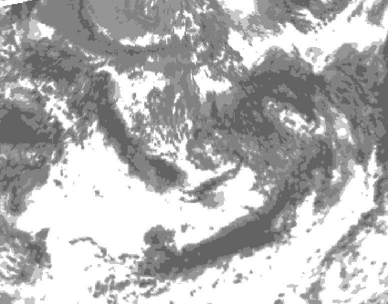 GDPS total cloud 180 hour forecast chart for Canada based on 2026/09/10 0000Z data