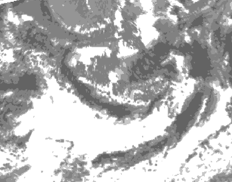 GDPS total cloud 192 hour forecast chart for Canada based on 2026/09/10 0000Z data
