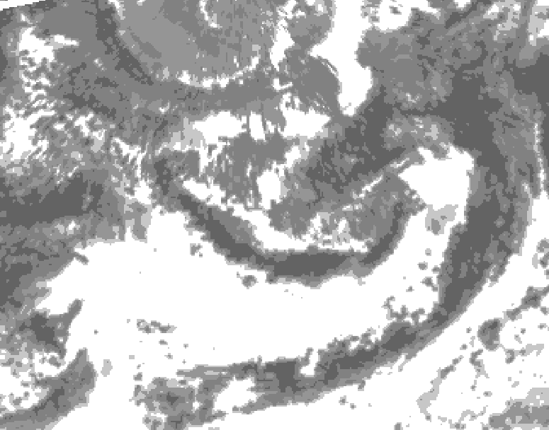 GDPS total cloud 198 hour forecast chart for Canada based on 2026/09/10 0000Z data