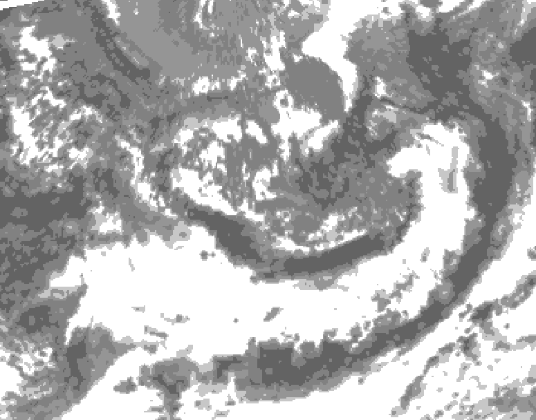 GDPS total cloud 204 hour forecast chart for Canada based on 2026/09/10 0000Z data